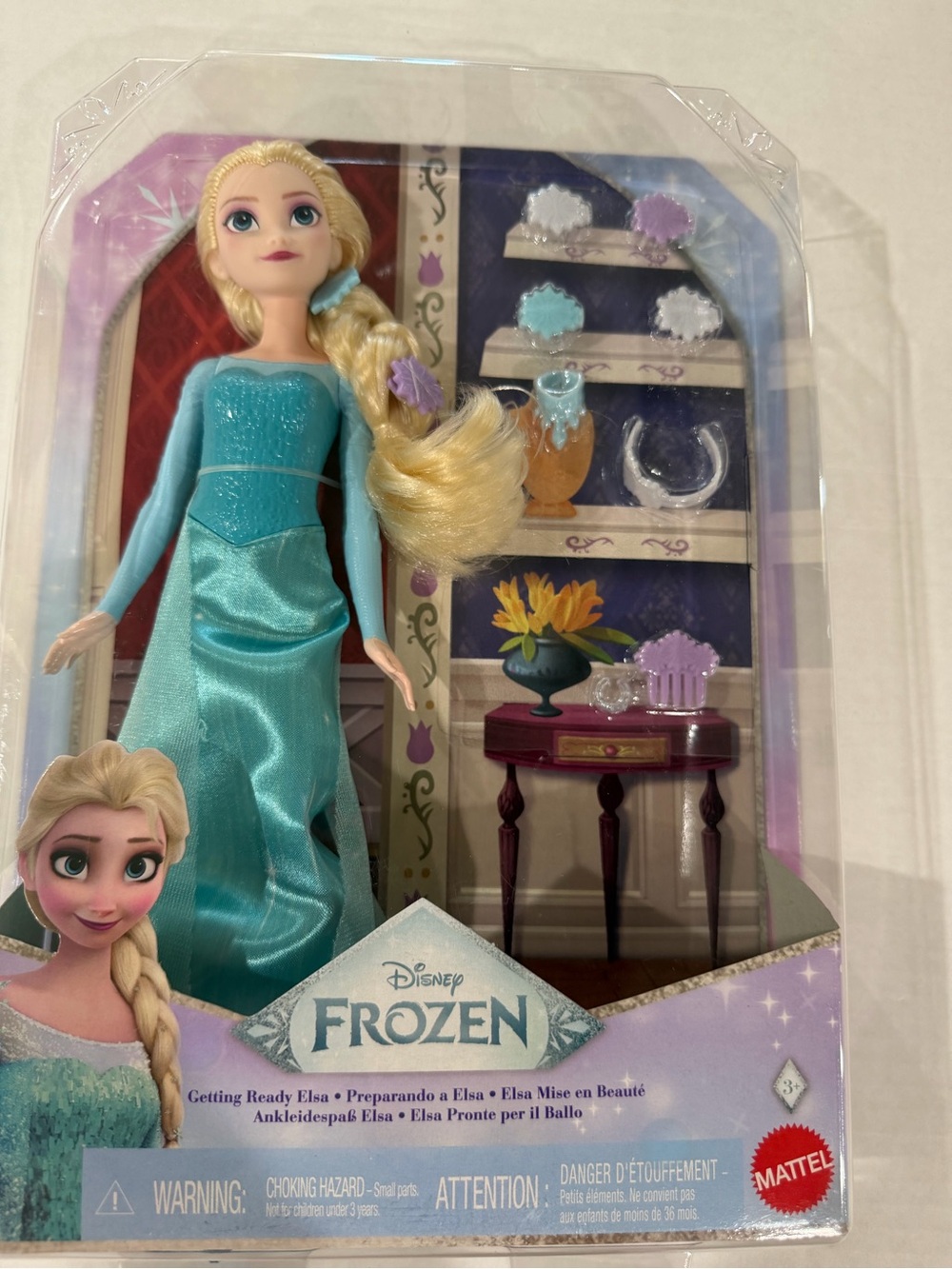Disney Elsa Fashion Doll in Aqua Teal Gown